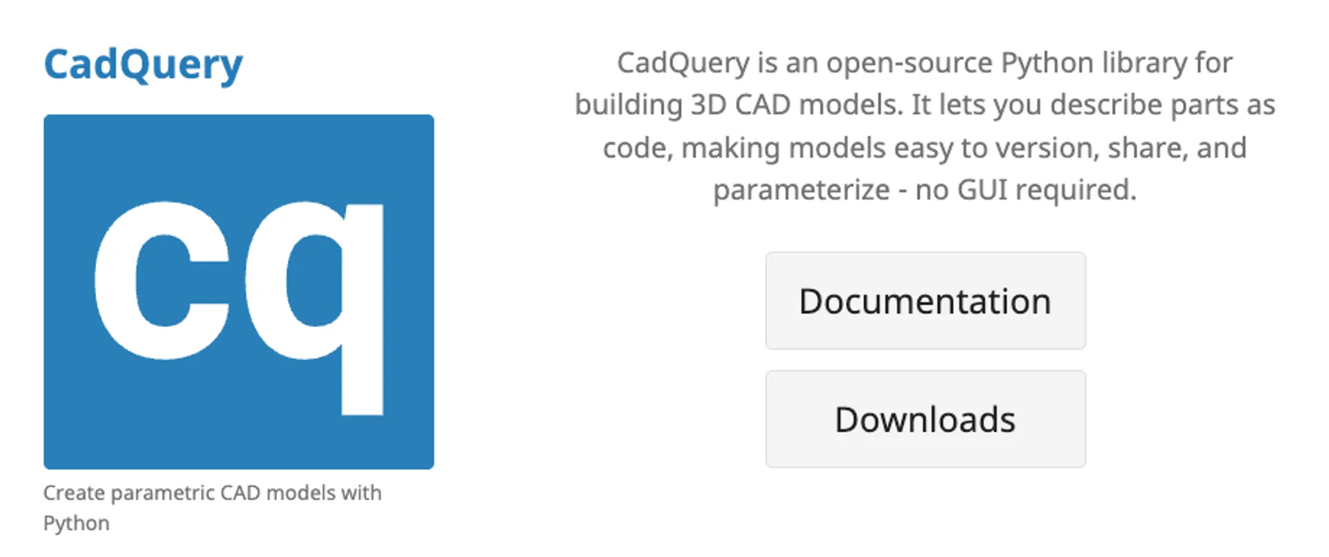 CadQuery, 파이썬 기반 3D CAD 모델링 라이브러리 주목...코드로 설계하는 새로운 CAD 접근법 제시